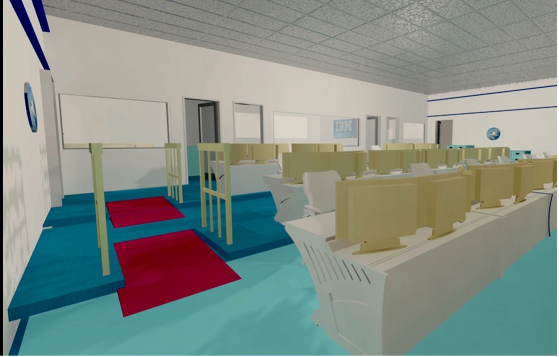 Perspective 3d render of an early design concept